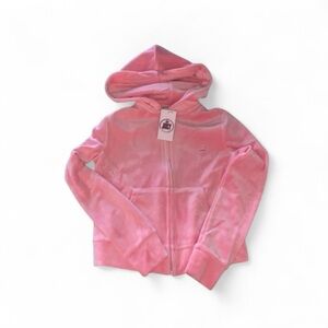 Juicy Couture Velour Long Sleeve Hoodie